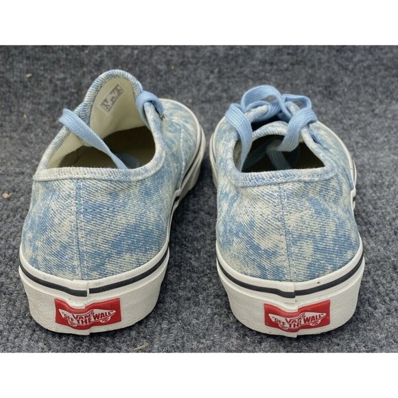 VANS Shoes Women Size 7 AUTHENTIC Denim Winter Sky Blue Canvas Low Sneaker - Picture 7 of 15